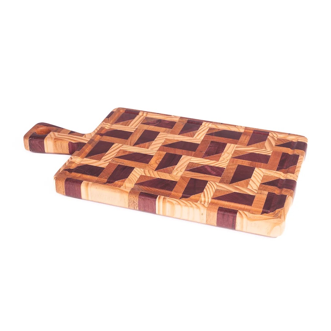 Tablas para Picar Cuadrada con Sujetador (46 cm x 26 cm x 3cm)