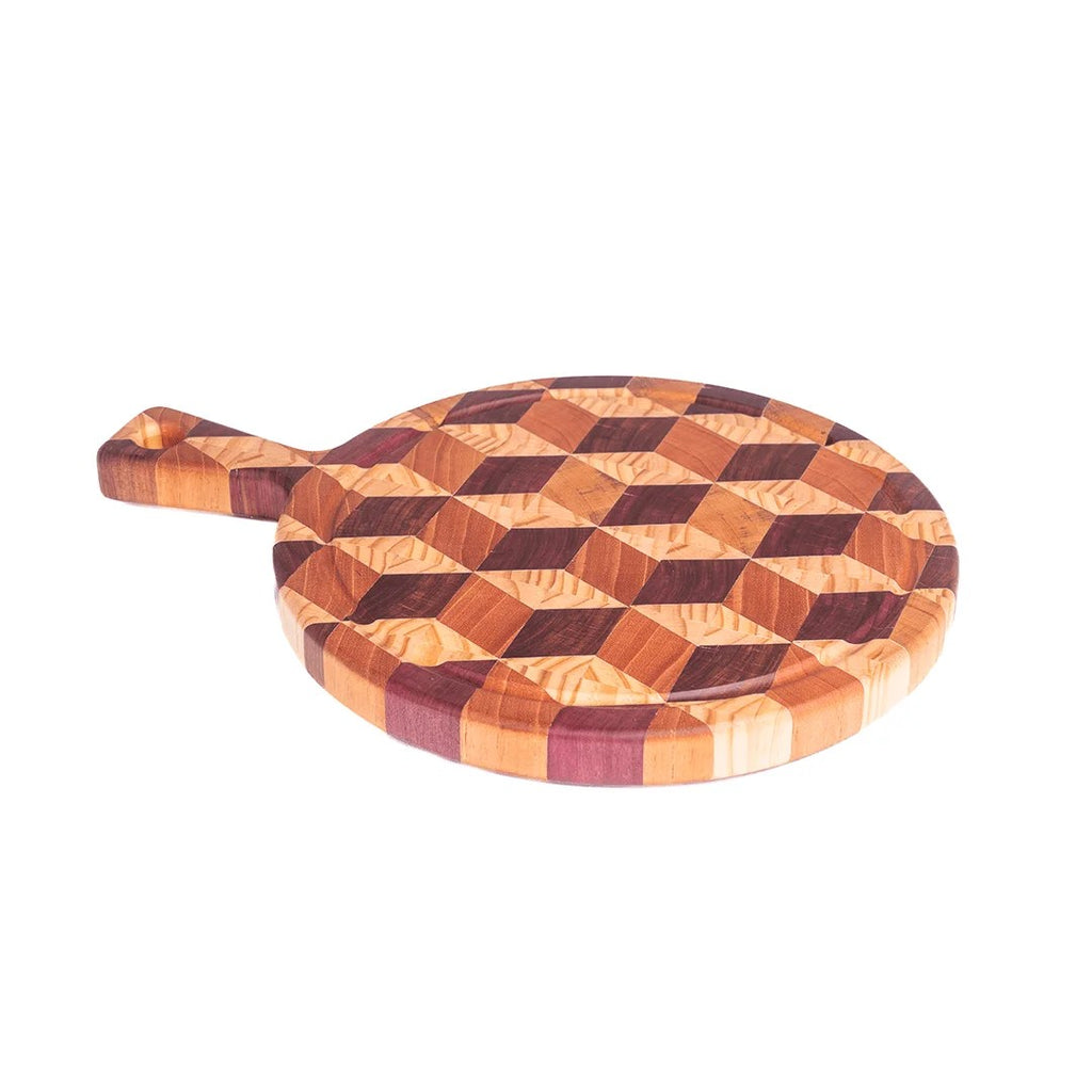 Tablas para Picar Circular con Sujetador (46 cm x 26 cm x 3cm)