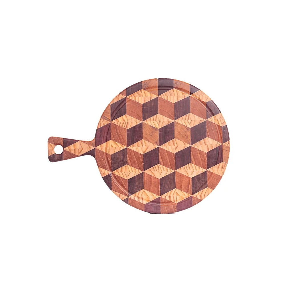 Tablas para Picar Circular con Sujetador (46 cm x 26 cm x 3cm)