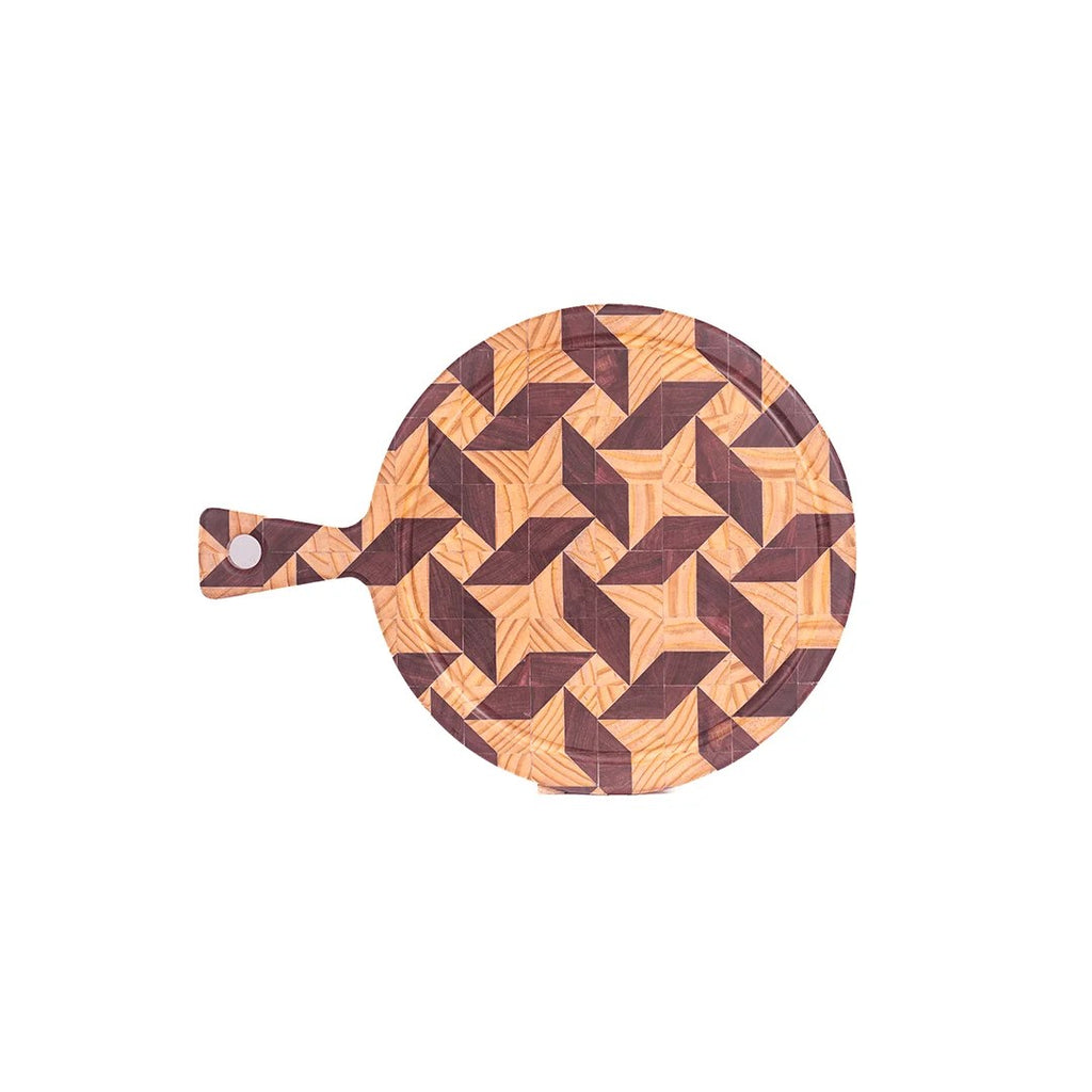 Tablas para Picar Circular con Sujetador (46 cm x 26 cm x 3cm)