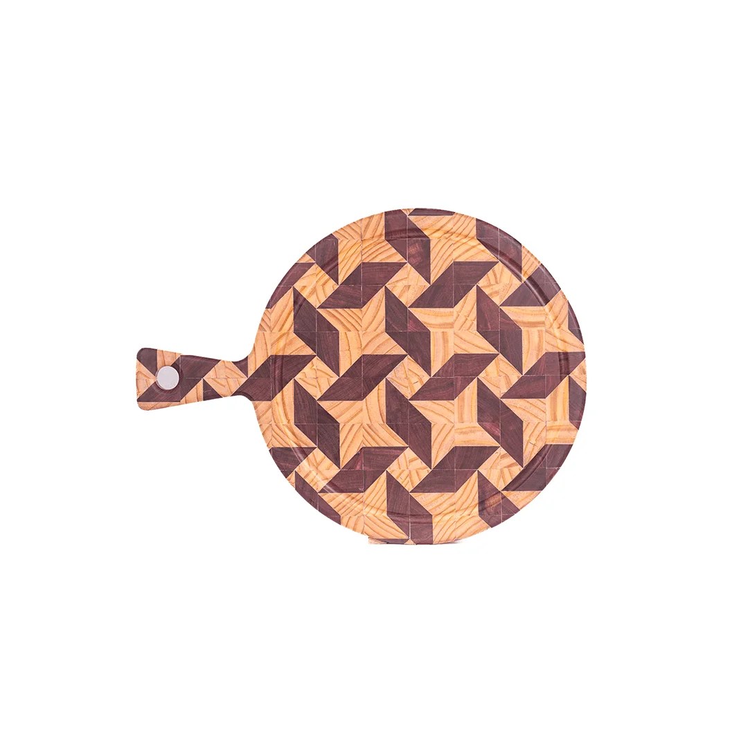 Tablas para Picar Circular con Sujetador (46 cm x 26 cm x 3cm)