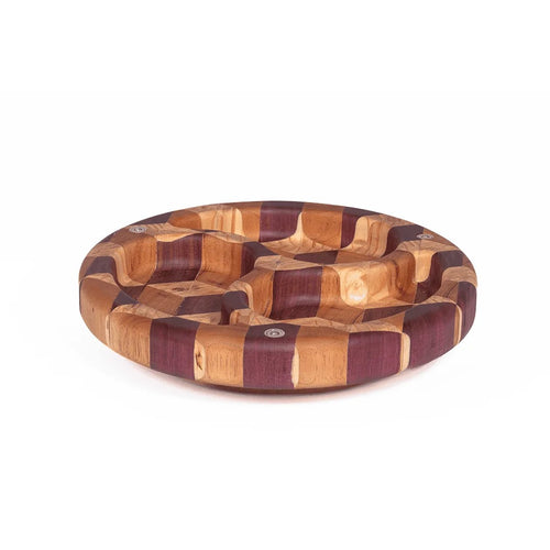 Bandeja Giratoria con Pivote de Acero Inoxidable y Tapa Removible (Diámetro 35 cm x Altura 11 cm )