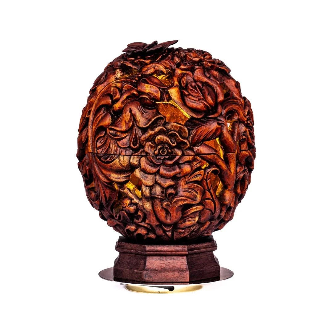 Esfera Tallada – Lámpara (Diametro 30 cm)
