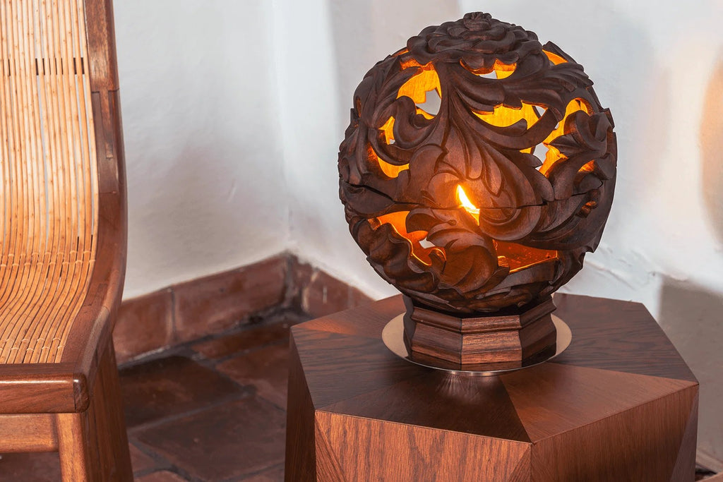 Esfera Tallada – Lámpara (Diametro 30 cm)