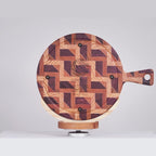 Tablas para Picar Circular con Sujetador (46 cm x 26 cm x 3cm)
