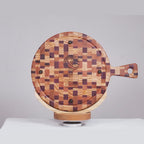 Tablas para Picar Circular con Sujetador (46 cm x 26 cm x 3cm)