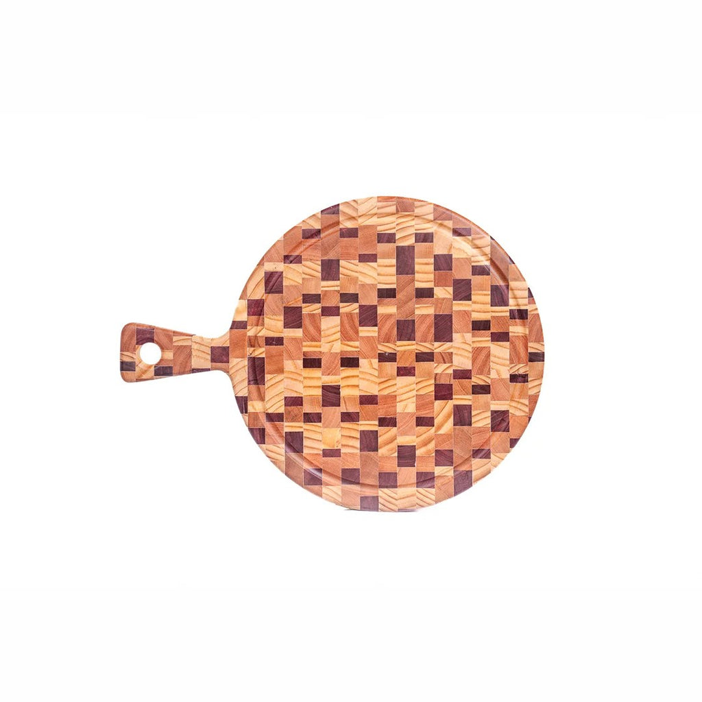 Tablas para Picar Circular con Sujetador (46 cm x 26 cm x 3cm)