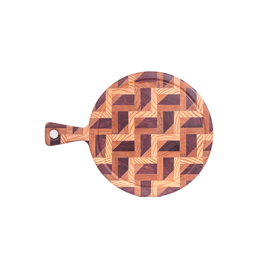 Tablas para Picar Circular con Sujetador (46 cm x 26 cm x 3cm)