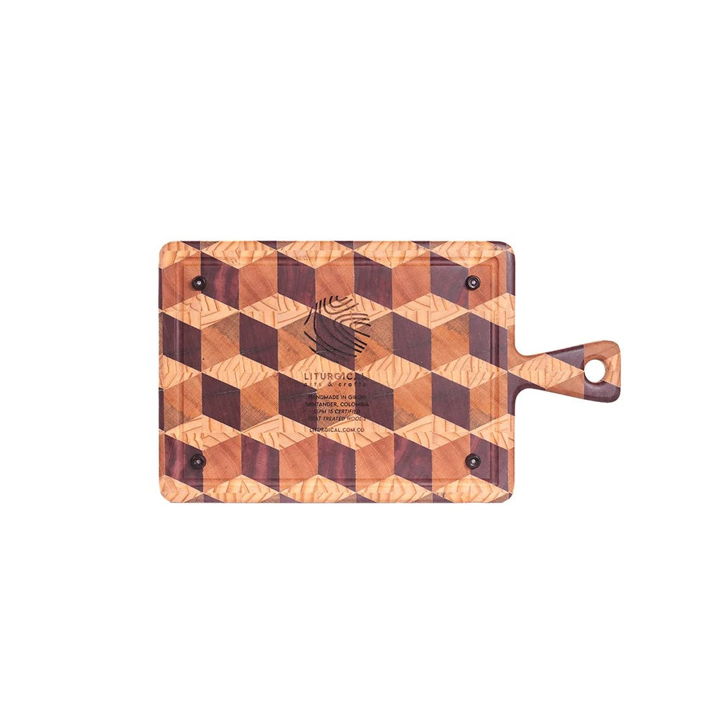 Tablas para Picar Cuadrada con Sujetador (46 cm x 26 cm x 3cm)