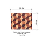 Tablas para Picar/Servir Delgadas Trabajo Liviano (28cm x 22cm x 2 cm)