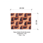 Tablas para Picar/Servir Delgadas Trabajo Liviano (28cm x 22cm x 2 cm)