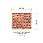 Tablas para Picar/Servir Delgadas Trabajo Liviano (28cm x 22cm x 2 cm)