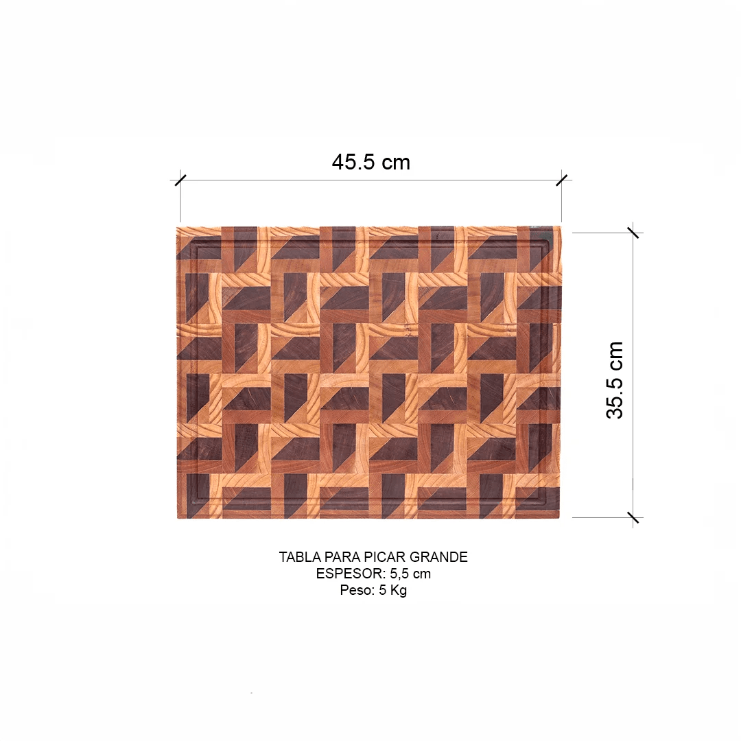 Tablas para Picar Grandes (46,5 cm x 35,5 cm x 5,5 cm )