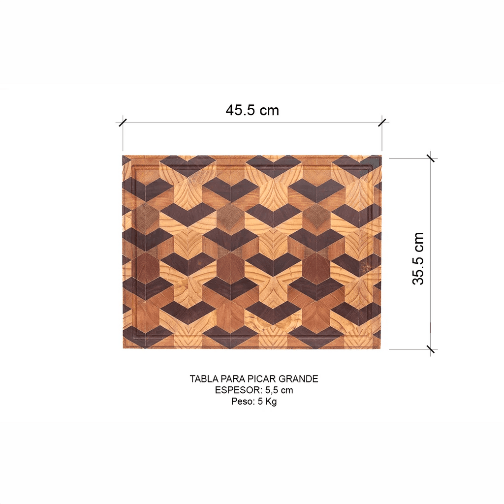 Tablas para Picar Grandes (46,5 cm x 35,5 cm x 5,5 cm )