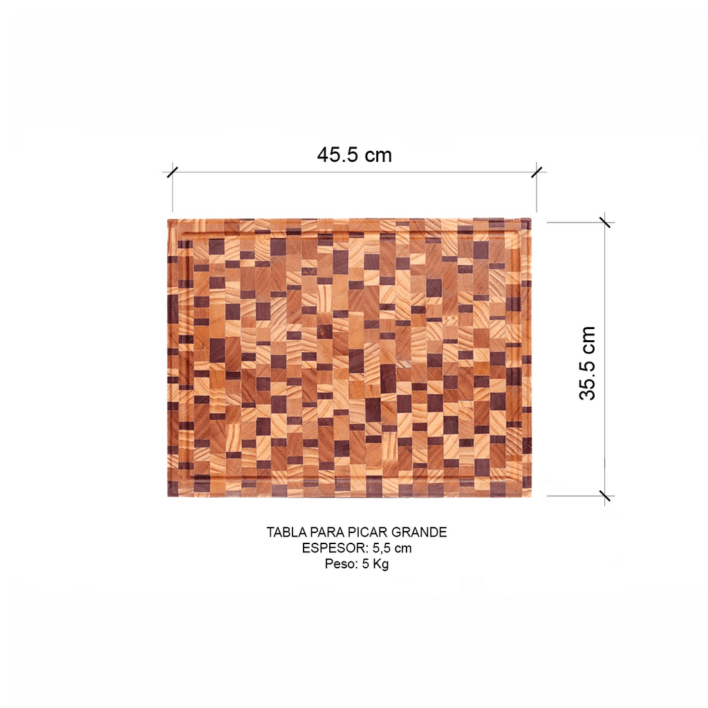 Tablas para Picar Grandes (46,5 cm x 35,5 cm x 5,5 cm )