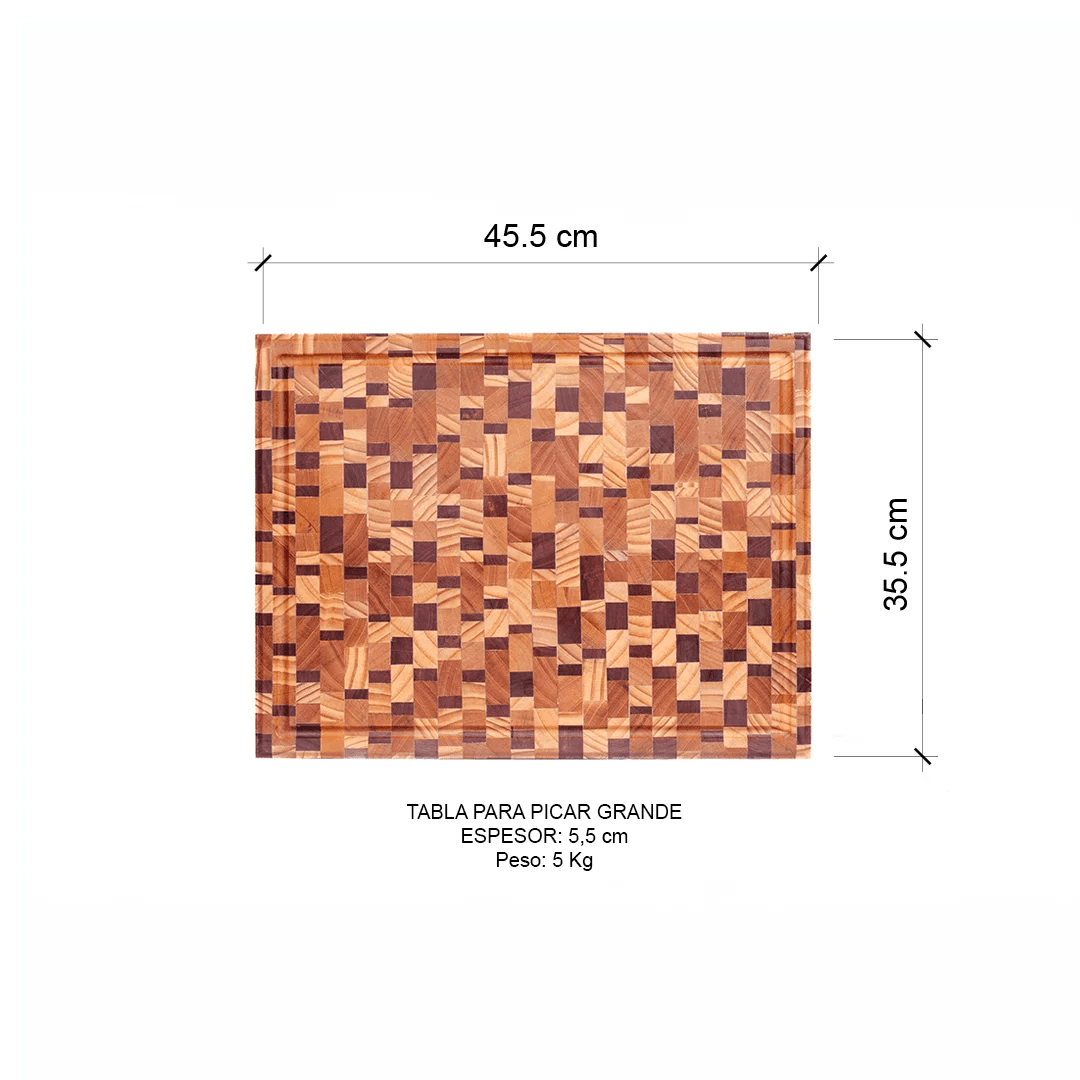 Tablas para Picar Grandes (46,5 cm x 35,5 cm x 5,5 cm )