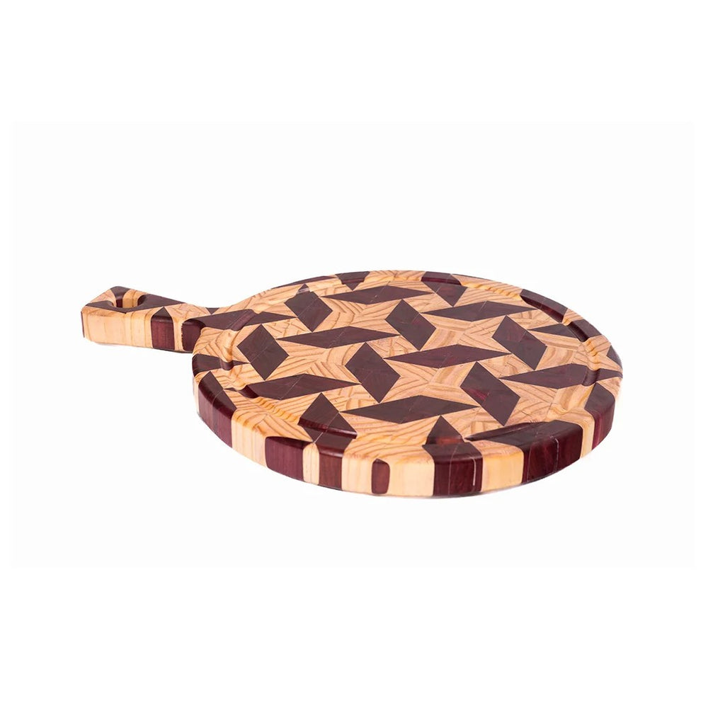Tablas para Picar Circular con Sujetador (46 cm x 26 cm x 3cm)