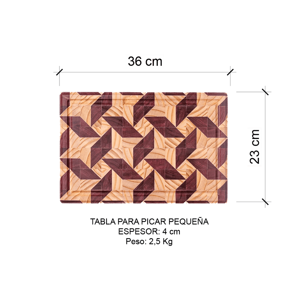 Tablas para Picar Pequeñas (35 cm x 23 cm x 4 cm)