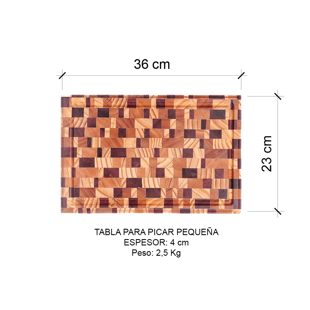Tablas para Picar Pequeñas (35 cm x 23 cm x 4 cm)